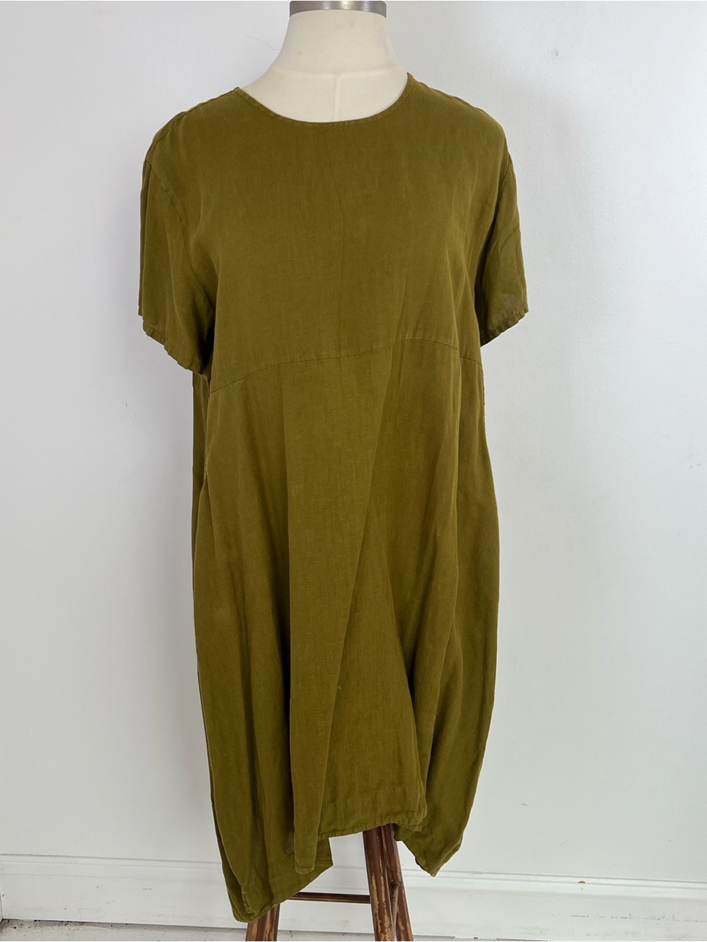 EUC! Bryn Walker Linen Green Dress Size XL